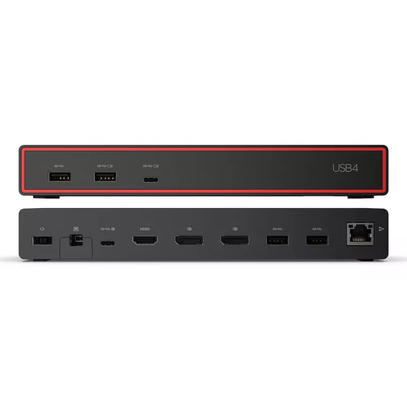 Lenovo ThinkPad USB4 Dock 5000 Laidinė Thunderbolt 4 Juoda