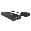 Yealink USB2CAT5E-EXT tinklo siųstuvas ir imtuvas, juodas