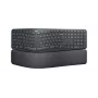 LOGITECH Ergo K860 - Belaidė išskirstyta klaviatūra Business Graphite Qwerty US Int'l