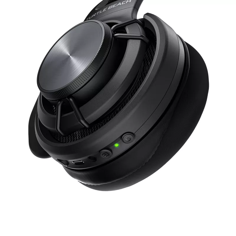 Turtle Beach Atlas Air belaidės atviros konstrukcijos ausinės kompiuteriniams žaidimams su 24 bitų aukštos kokybės garsu, transliacijų klasės mikrofonu, plūduriuojančiu ausies kaušeliu, atminties putų pagalvėlėmis ir Bluetooth ryšiu, skirtos kompiuteriui