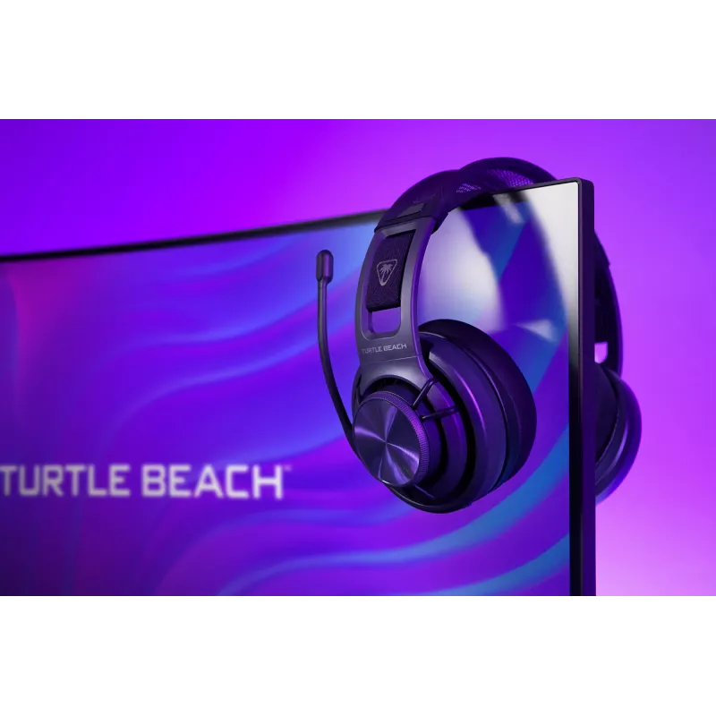 Turtle Beach Atlas Air belaidės atviros konstrukcijos ausinės kompiuteriniams žaidimams su 24 bitų aukštos kokybės garsu, transliacijų klasės mikrofonu, plūduriuojančiu ausies kaušeliu, atminties putų pagalvėlėmis ir Bluetooth ryšiu, skirtos kompiuteriui