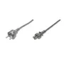 DIGITUS maitinimo laidas, CEE 7/7 (Tipas F) - C5 M/F, 75cm H05VV-F3G 0,75qmm juodas