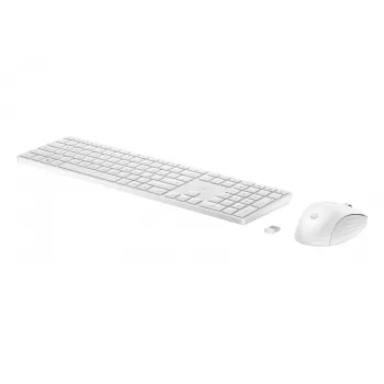 Belaidis klaviatūros ir pelės rinkinys HP 655 Full-size White