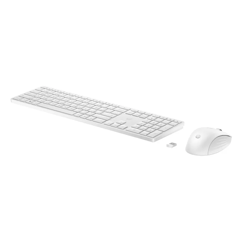 Belaidis klaviatūros ir pelės rinkinys HP 655 Full-size White