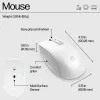 Belaidis klaviatūros ir pelės rinkinys HP 655 Full-size White