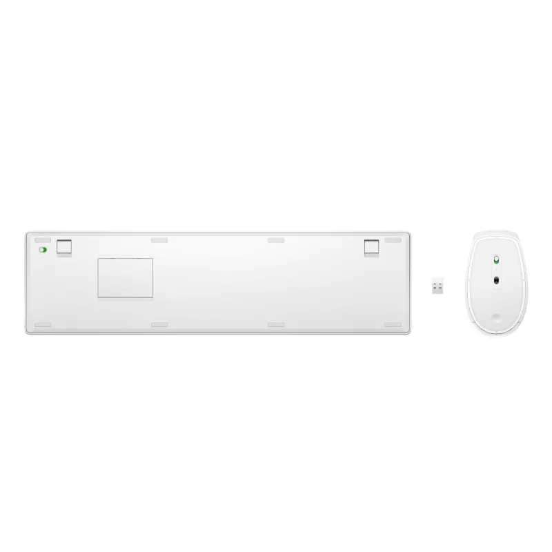 Belaidis klaviatūros ir pelės rinkinys HP 655 Full-size White