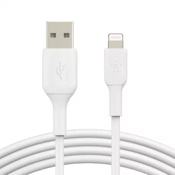 BELKIN Lightning į USB-A kabelis 1 m baltas
