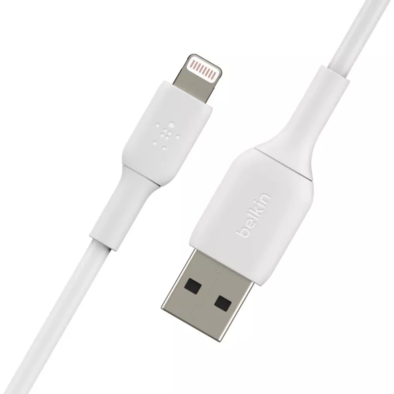 BELKIN Lightning į USB-A kabelis 1 m baltas