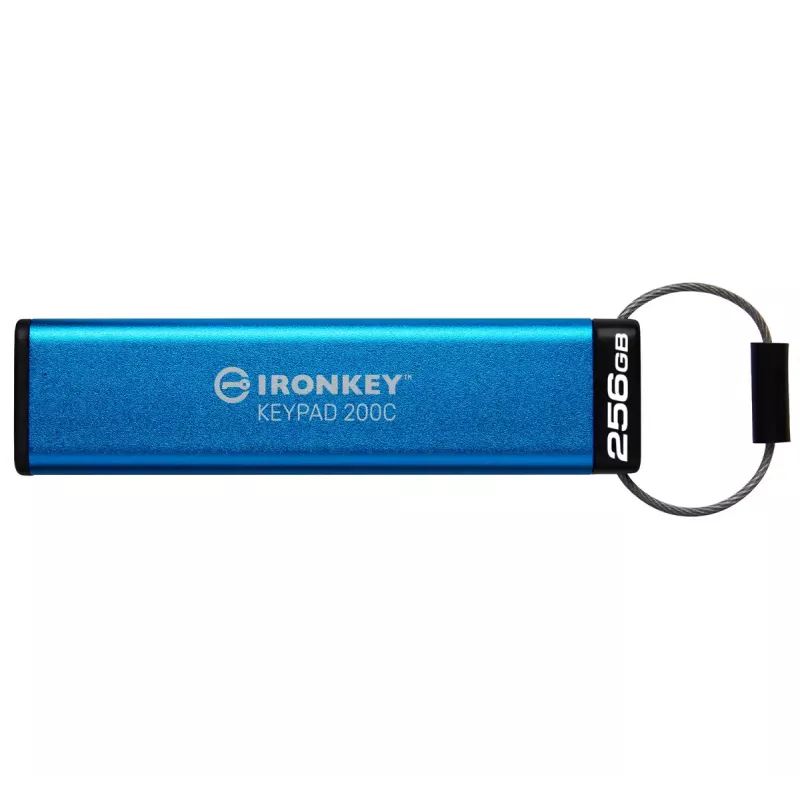 Kingston Technology IronKey 256GB USB-C Keypad 200C, FIPS 140-3 Lvl 3 AES-256