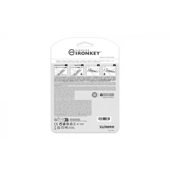 Kingston Technology IronKey 128GB USB-C Keypad 200C, FIPS 140-3 Lvl 3 AES-256