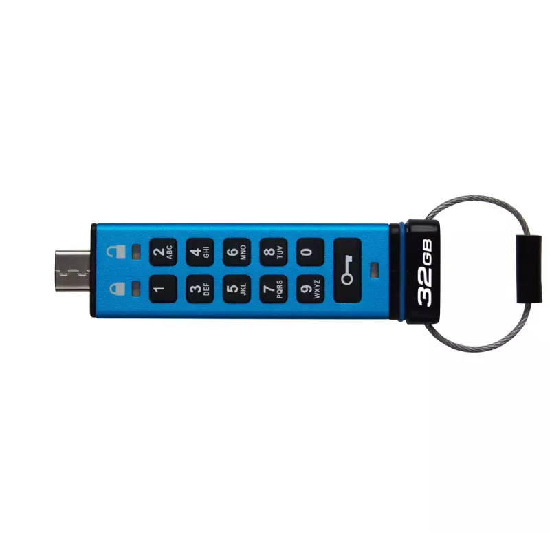 Kingston Technology IronKey 32GB USB-C Keypad 200C, FIPS 140-3 Lvl 3 AES-256