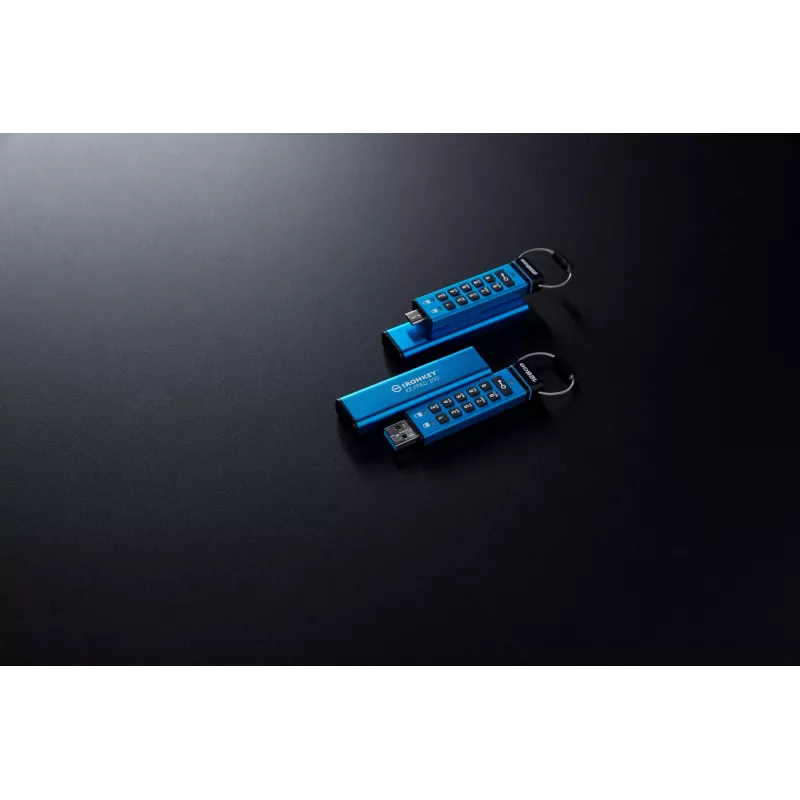 Kingston Technology IronKey 128GB Keypad 200, FIPS 140-3 Lvl 3 AES-256 aparatinis šifravimas