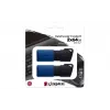 „Kingston Technology DataTraveler 64GB USB3.2 Gen 1 Exodia M“ (juoda + mėlyna) – 2 vnt.