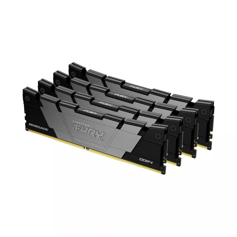 Kingston Technology FURY 32GB 3600MT/s DDR4 CL16 DIMM (4 vnt. rinkinys) Renegade Juoda