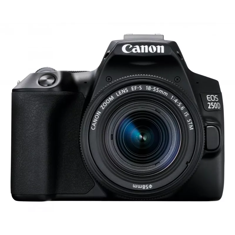 Canon EOS 250D+EF-S 18-55mm SLR fotoaparato rinkinys 24,1 MP CMOS 6000 x 4000 pikselių juodas