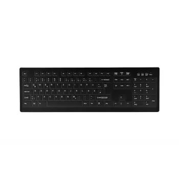 Contour Design Active Key AK-C8100 klaviatūra Medicininė RF belaidė QWERTZ vokiška juoda