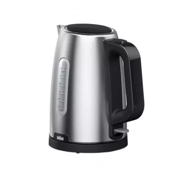 “Braun PurShine WK102AI-WK1500BK” elektrinis virdulys, 1,7 l, 2200 W, juodas/nerūdijantis plienas