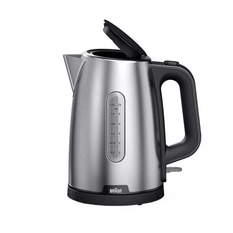 “Braun PurShine WK102AI-WK1500BK” elektrinis virdulys, 1,7 l, 2200 W, juodas/nerūdijantis plienas
