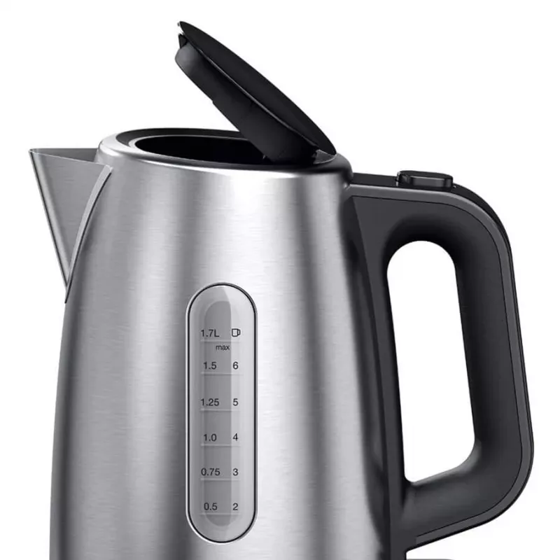 “Braun PurShine WK102AI-WK1500BK” elektrinis virdulys, 1,7 l, 2200 W, juodas/nerūdijantis plienas