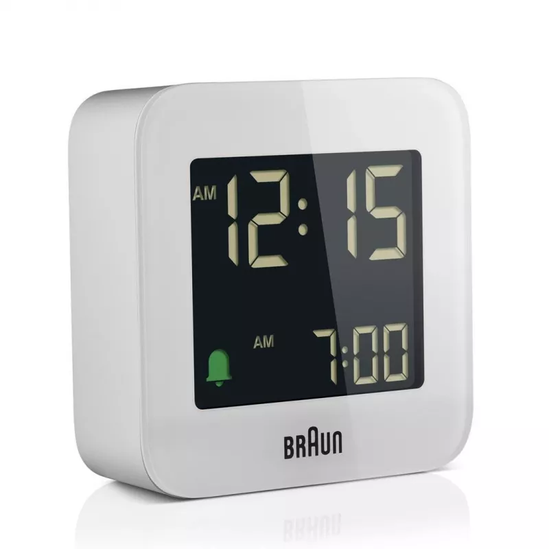 Braun BC08 skaitmeninis žadintuvas baltas
