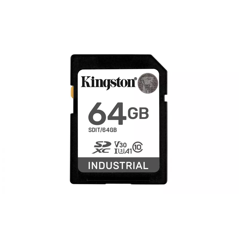 „Kingston Technology“ 64 GB SDXC pramoninė „flash“ atmintinė, UHS-I, pSLC