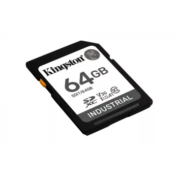 „Kingston Technology“ 64 GB SDXC pramoninė „flash“ atmintinė, UHS-I, pSLC