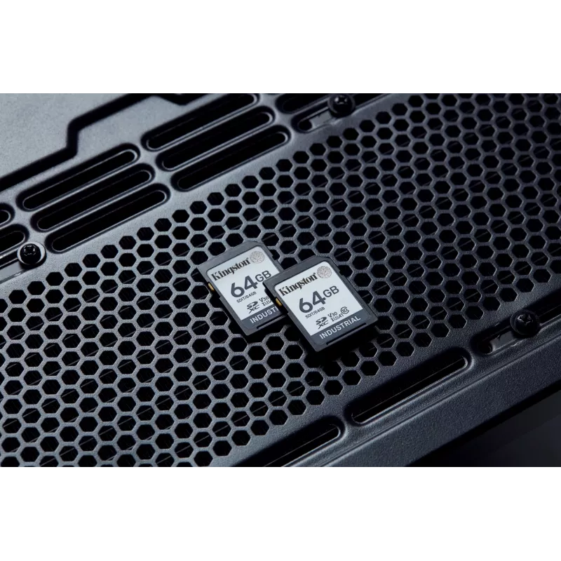 „Kingston Technology“ 64 GB SDXC pramoninė „flash“ atmintinė, UHS-I, pSLC
