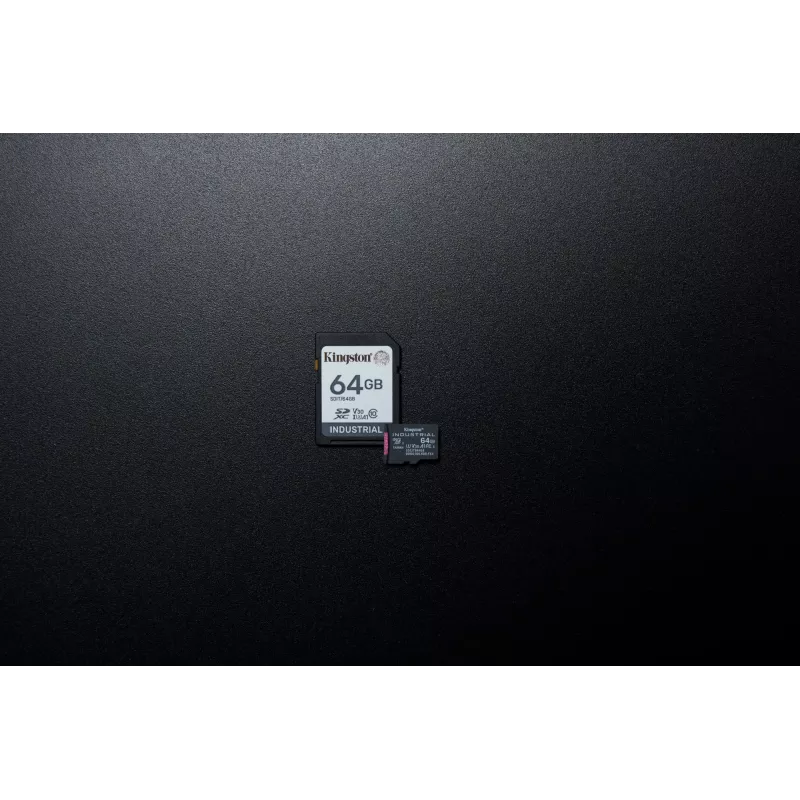 „Kingston Technology“ 64 GB SDXC pramoninė „flash“ atmintinė, UHS-I, pSLC