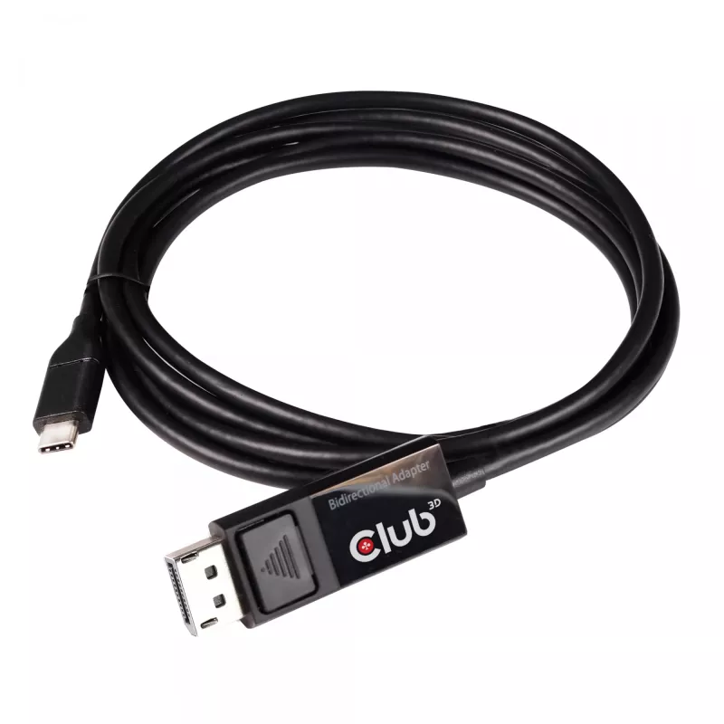 CLUB3D USB Type C laidas į DP 1.4 8K60Hz M/M 1.8m/5.9ft