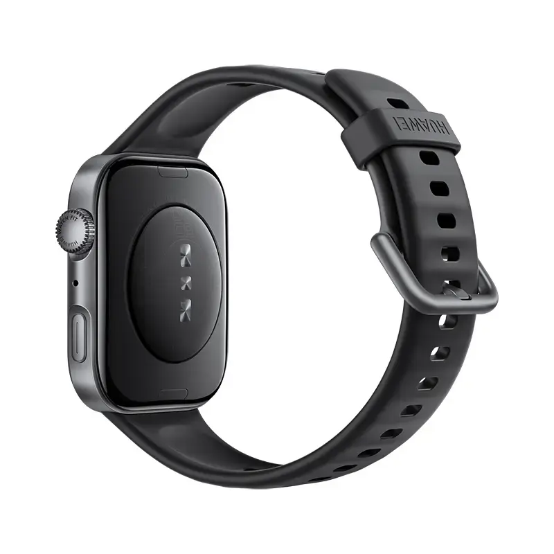 Išmanusis laikrodis HUAWEI WATCH FIT 4 — 1,82 colio (4,62 cm) ekranas, GPS, 400 mAh, aliuminio korpusas 38 mm, juodas, polimerinis dirželis