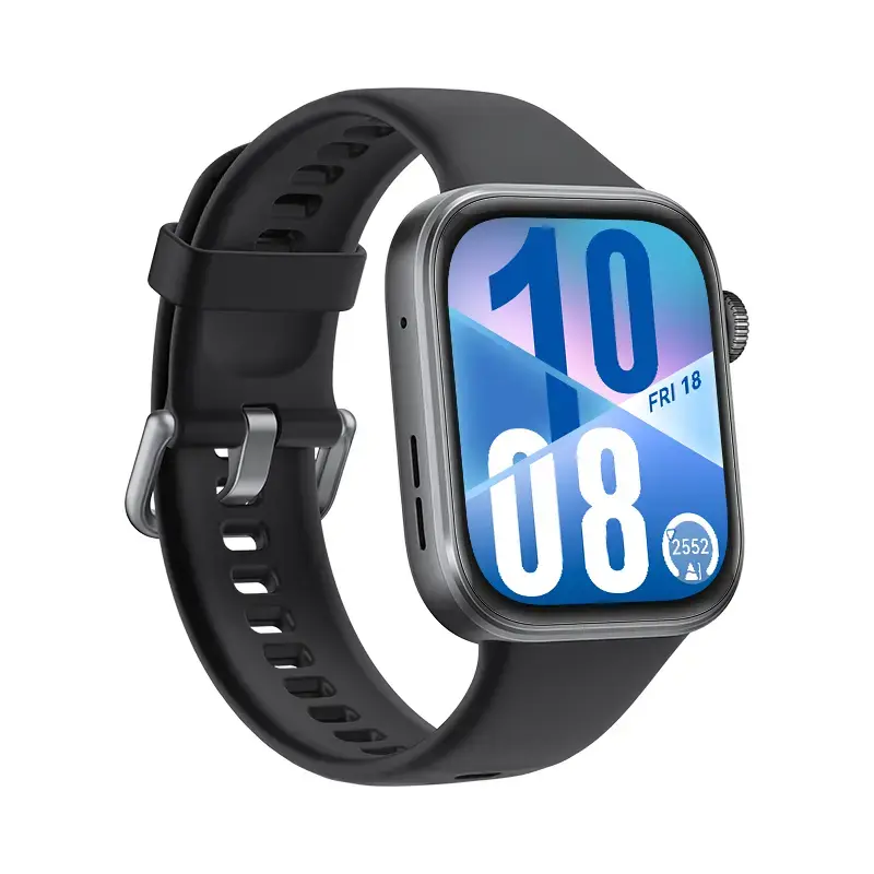 Išmanusis laikrodis HUAWEI WATCH FIT 4 — 1,82 colio (4,62 cm) ekranas, GPS, 400 mAh, aliuminio korpusas 38 mm, juodas, polimerinis dirželis