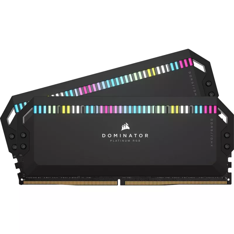 CORSAIR atmintis 32GB DDR5 (2x16GB) DRAM 6000MT/s CL30 AMD EXPO & Intel XMP atminties rinkinys Vengeance RGB