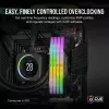 CORSAIR Memory 32GB DDR5 (2x16gb) Dram 7000mt/s CL34 atminties rinkinys Vengeance RGB Juoda