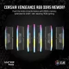 CORSAIR Memory 32GB DDR5 (2x16gb) Dram 7000mt/s CL34 atminties rinkinys Vengeance RGB Juoda