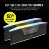 CORSAIR Memory 32GB DDR5 (2x16gb) Dram 7000mt/s CL34 atminties rinkinys Vengeance RGB Juoda