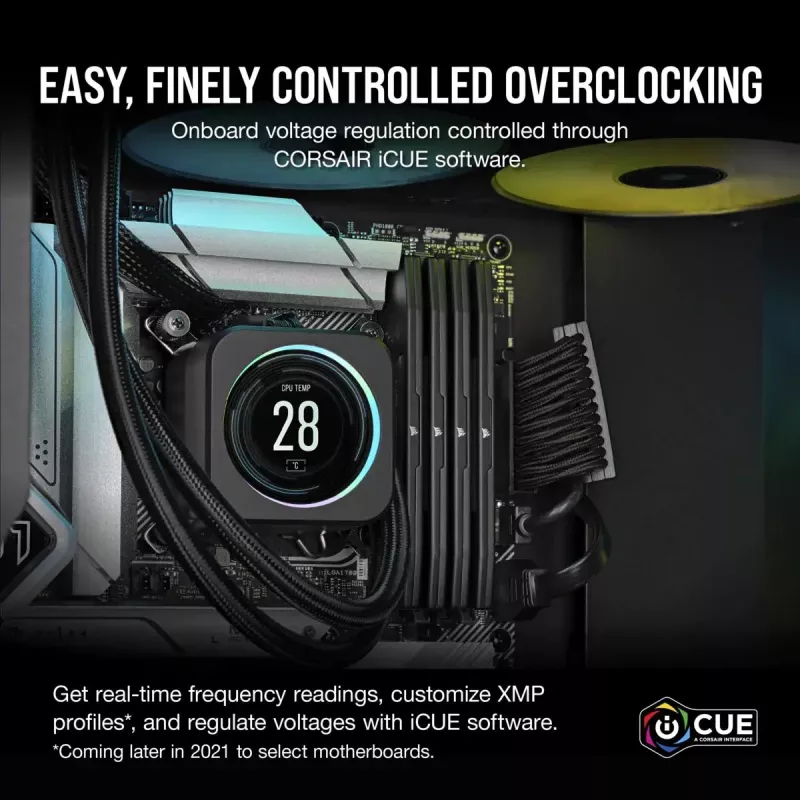 CORSAIR atmintis 32 GB (2x16 GB) DDR5 DRAM 7200 MT/s CL34 atminties rinkinys Vengeance – juoda