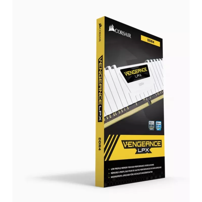 CORSAIR Memory 32GB (2 x 16GB) DDR4 DRAM 3200MHz C16 atminties rinkinys Vengeance LPX - balta