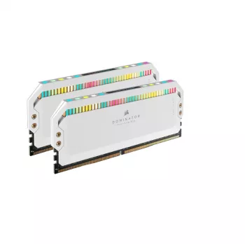 CORSAIR Memory 32GB DDR5 6200MHz C36 (2x16gb) Dominator Platinum Kit White
