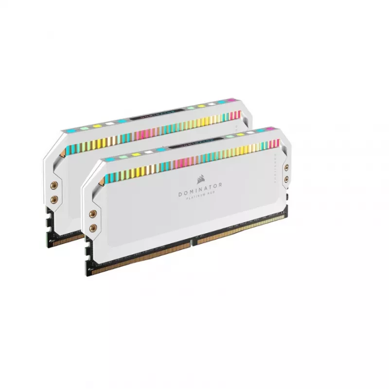 CORSAIR Memory 32GB DDR5 6200MHz C36 (2x16gb) Dominator Platinum Kit White