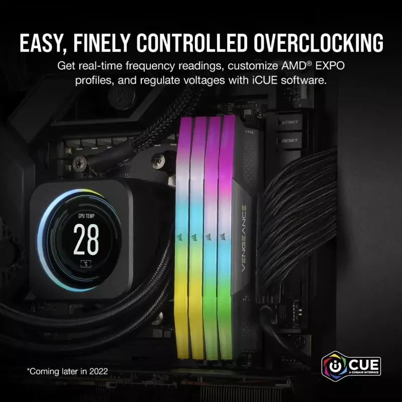 Atminties modulis Corsair Vengeance RGB DDR5 32 GB 5200 MHz