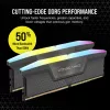 CORSAIR atmintinė 64GB (2x32 GB) DDR5 DRAM 5200MT/s CL40 AMD EXPO ir Intel XMP atminties rinkinys Vengeance RGB