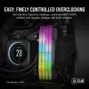 CORSAIR atmintinė 64GB (2x32 GB) DDR5 DRAM 5200MT/s CL40 AMD EXPO ir Intel XMP atminties rinkinys Vengeance RGB