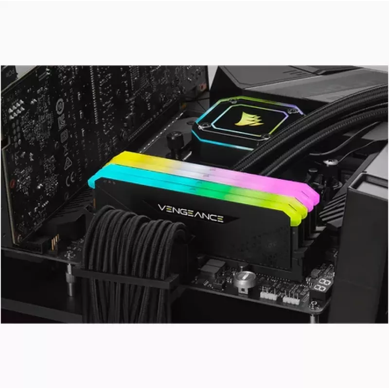 CORSAIR Atmintis 16GB DDR4 (1 x 16GB) DRAM 3200MHz C16 Atminties Rinkinys Vengeance RGB RS