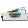 CORSAIR Memory 64GB DDR5 (2x32gb) Dram 5200mt/s CL40 atminties rinkinys Vengeance RGB balta