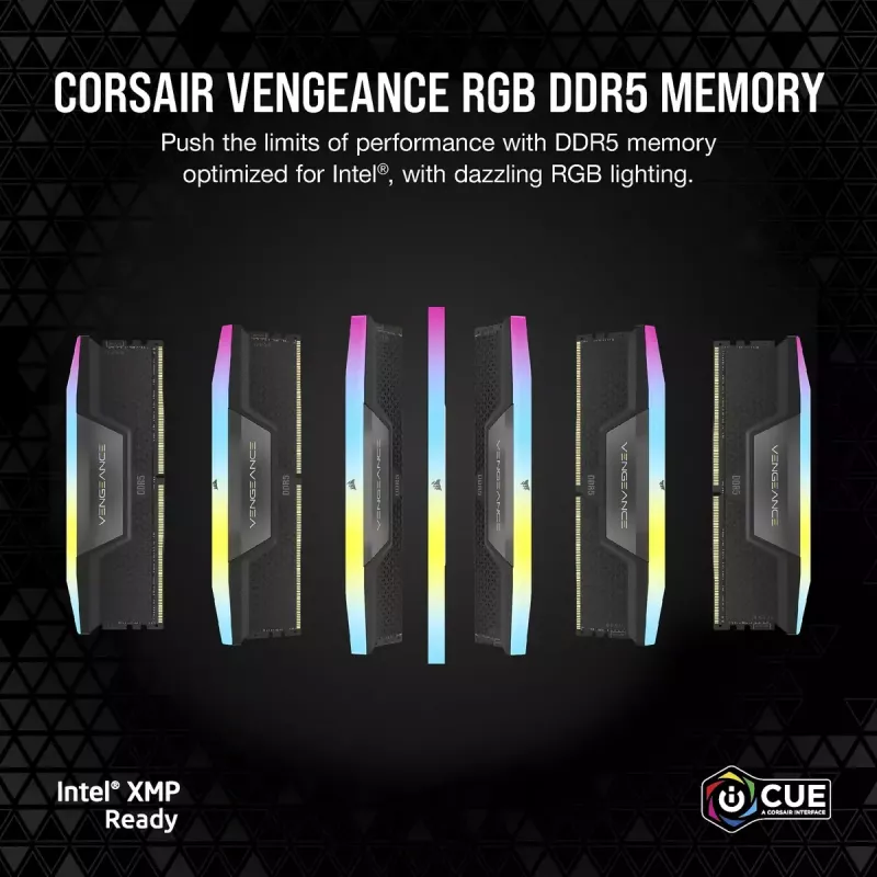 Atminties modulis Corsair Vengeance RGB DDR5 128 GB 5600 MHz