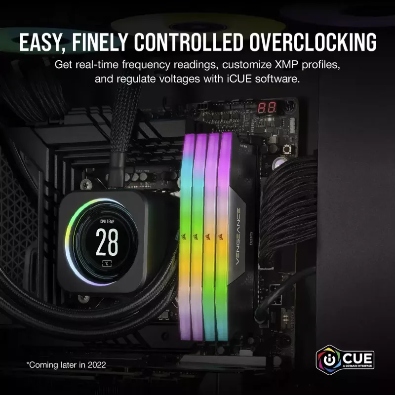 Atminties modulis Corsair Vengeance RGB DDR5 128 GB 5600 MHz