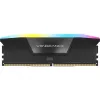 CORSAIR atmintinė 32GB DDR5 (2x16GB) DRAM 6400MT/s CL32 Vengeance RGB atmintinės rinkinys – juoda