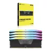 CORSAIR atmintis 192GB DDR5 RGB (4x48GB) DRAM 5200MT/s CL38 Vengeance atminties rinkinys – juodas