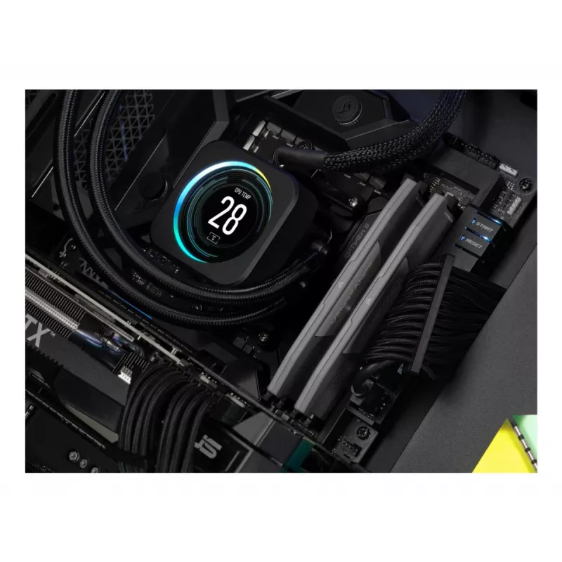 CORSAIR Memory 64GB - DDR5 (4x16GB) DRAM 5600MT/s CL36 AMD EXPO & Intel XMP atminties rinkinys Vengeance