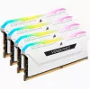 CORSAIR atmintis 64GB DDR4 (4 x 16GB) DRAM 3200MHz C16 atminties rinkinys Vengeance RGB Pro SL White